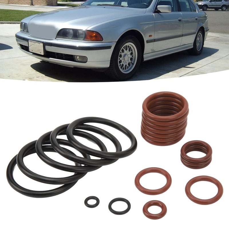 Raguso 20Pcs Cooling System O Ring Kit Rubber 11537545278 Leakproof Cooling System Hose Seal Gasket for E46 M52 M54 320i 323i 325i 328i - Image 2